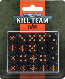 Warhammer 40K: Kill Team: Chaotica Dice Set 102-81