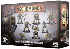 Necromunda: Palanite Enforcer Captains and Sergeants