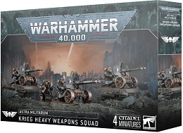 Warhammer 40k: Astra Militarum: Krieg Heavy Weapons Squad 47-73