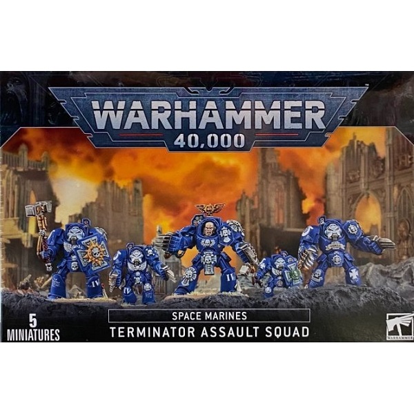Warhammer 40K: Space Marine Terminator Assault Squad 48-34