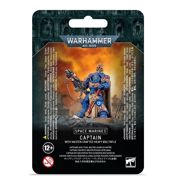 Warhammer 40K: Space Marines: Captain with Master-Crafted Heavy Bolt Rifle 48-48