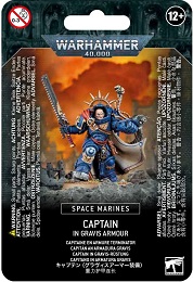 Warhammer 40K: Space Marines: Captain in Gravis Armor 48-70	