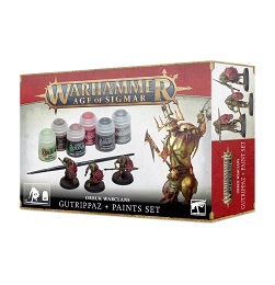 Warhammer Age of Sigmar: Orruk Gutrippaz and Paint Set 80-09