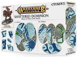 Warhammer Age of Sigmar: Shattered Dominion: 60mm and 90mm Oval Bases 66-98
