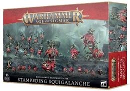 Warhammer Age of Sigmar: Gloomspite Gitz: Battleforce: Stampeding Squigalanche 89-80
