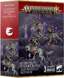 Warhammer Age of Sigmar: Gloomspite Gitz: Snarlboss and Wolfgit Retinue 89-98