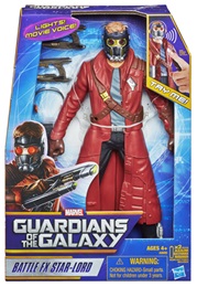 Marvel Guardians of the Galaxy: Battle FX Star-Lord 12in Figure - Used