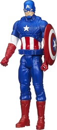 Marvel Titan Hero: Captain America 12in Figure (Avengers Initiative) - Used