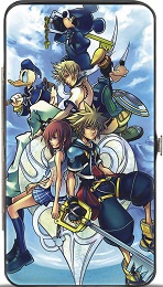 Kingdom Hearts II: 6-Character Group Pose Hinged Wallet