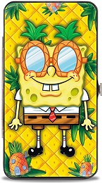Spongebob Squarepants Pineapple Glasses Hinged Wallet