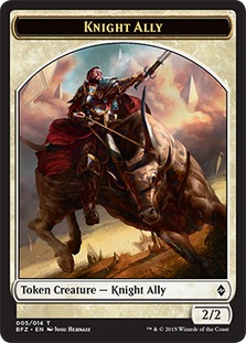 [Knight Ally Token] - (Battle for Zendikar) - 2-2 