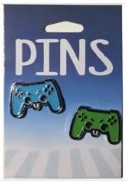 Enamel Pin: Game Controllers