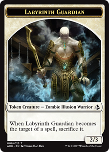 Labyrinth Guardian Token - White - 2/3