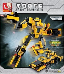 Bricks: Space: Cheetah Transformer Building Brick Kit