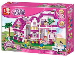 Bricks: Girls Dream: Seaside Villa Kit - 726 Pieces B0536