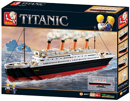 Bricks: Titanic Large Model with Jack and Rose Figures - 1012 Pieces B0577