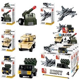 Bricks: Army: Military Building Brick Sets (1 Kit)