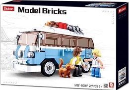 Bricks: Blue Van Building Brick Kit
