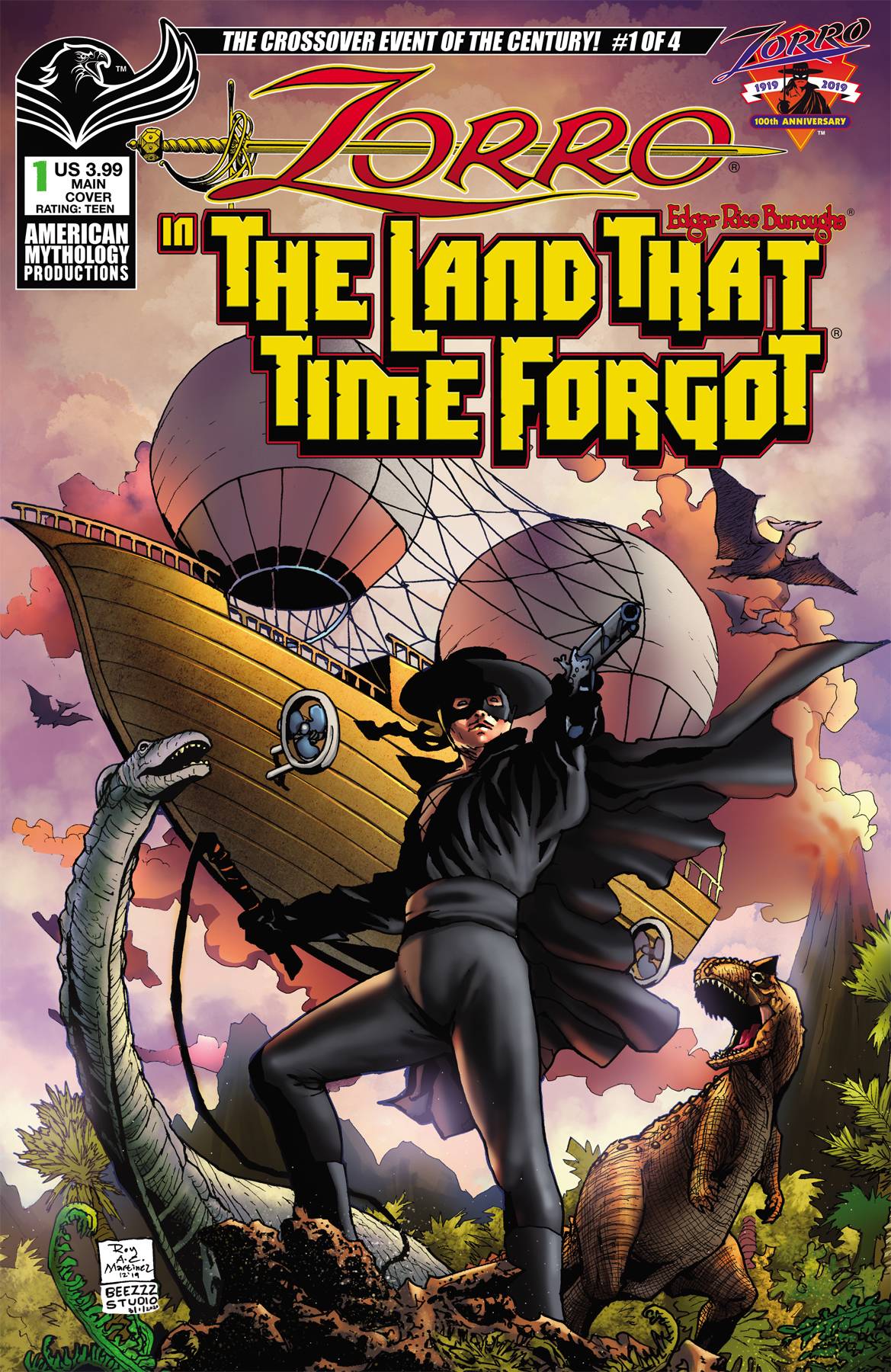 Zorro in The Land that Time Forgot no. 1 (2020 series)