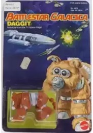 Battlestar Galactica: Daggit 3.75 (Brown) (1978) (Uncarded) - Used
