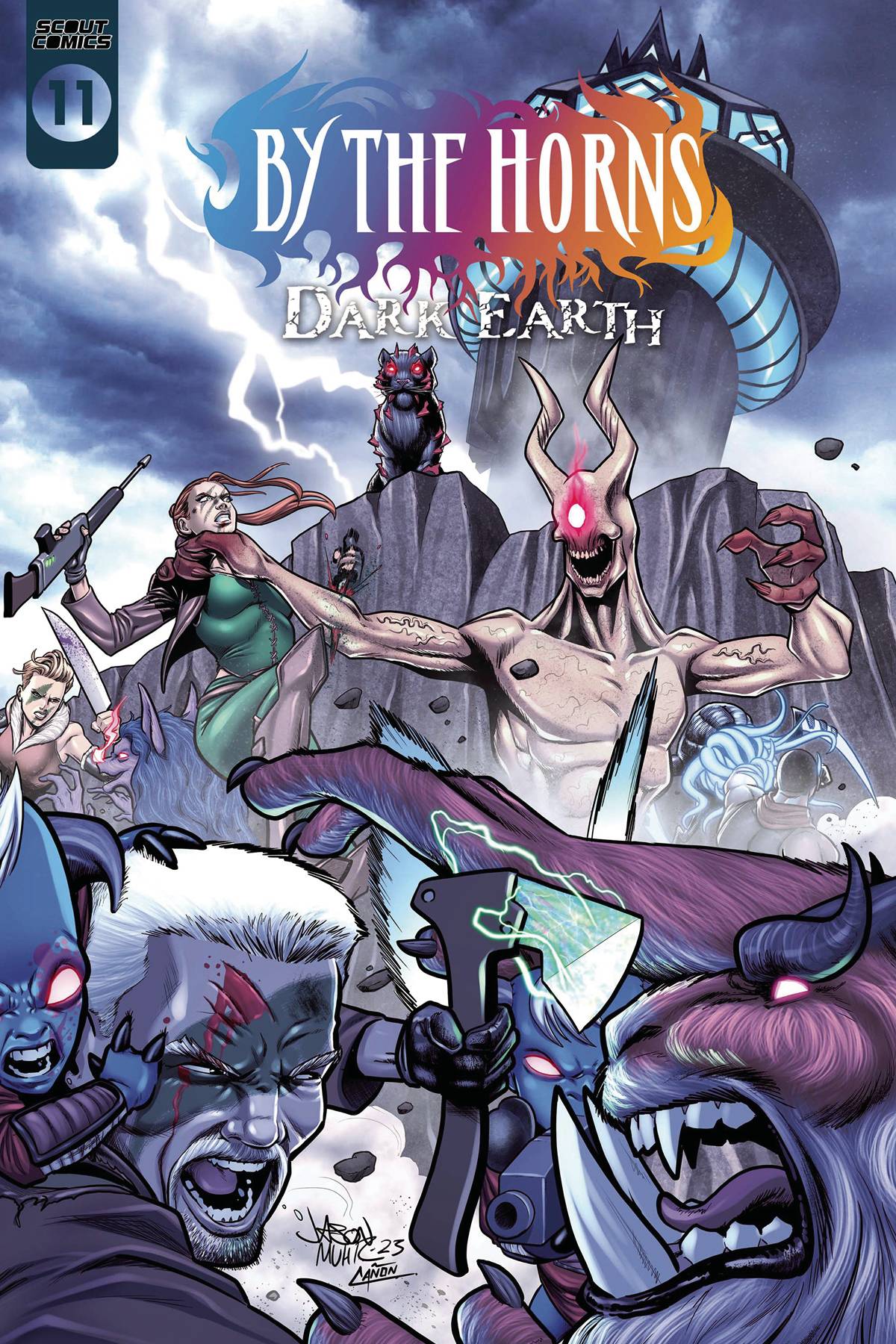 By The Horns: Dark Earth no. 11 (2022 Series) (MR)