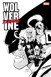 Wolverine Revenge (Red Band) Black and White no. 1 (2025 Series)