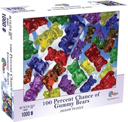100 Percent Chance of Gummy Bears Puzzle - 1000 Pieces