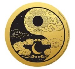 Jumbo Magnet: Body and Soul Yin and Yang 3-in Round