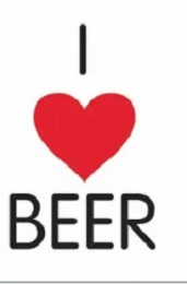 Jumbo Magnet: I Heart Beer