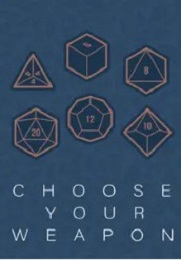 Jumbo Magnet: Choose Your Weapon Dice