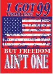 Jumbo Magnet: 99 Problems But Freedom Ain't One