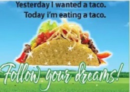 Jumbo Magnet: Yesterday I Wanted A Taco