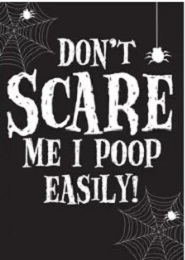 Jumbo Magnet: Don't Scare Me I Poop Easily