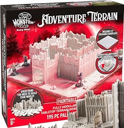 Monster Adventure Terrain: Unpainted Palisades Set