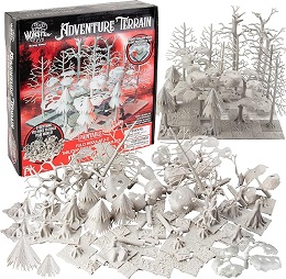 Monster Adventure Terrain: Unpainted Forest Tree Set