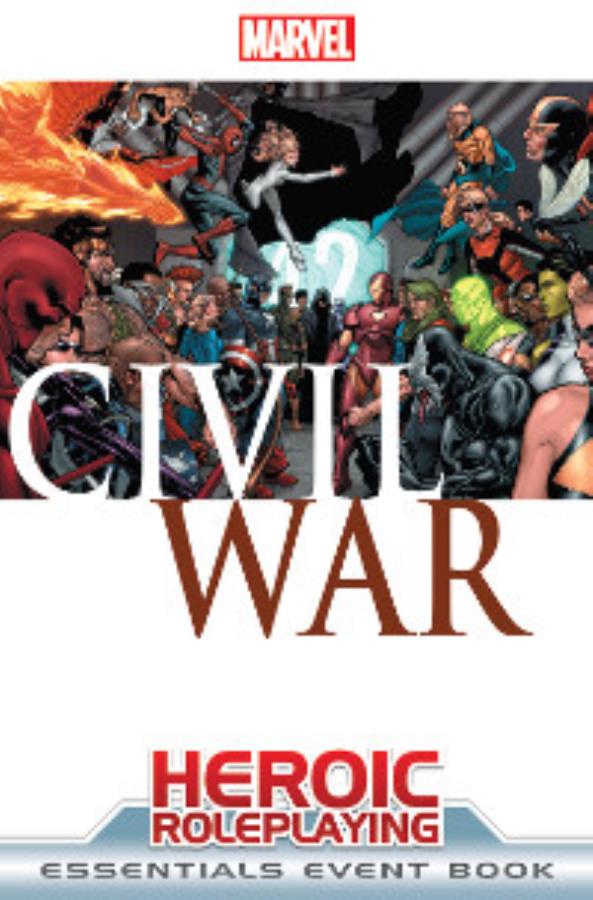 Marvel Heroic Role Playing: Essentials Event Book: Civil War HC - Used