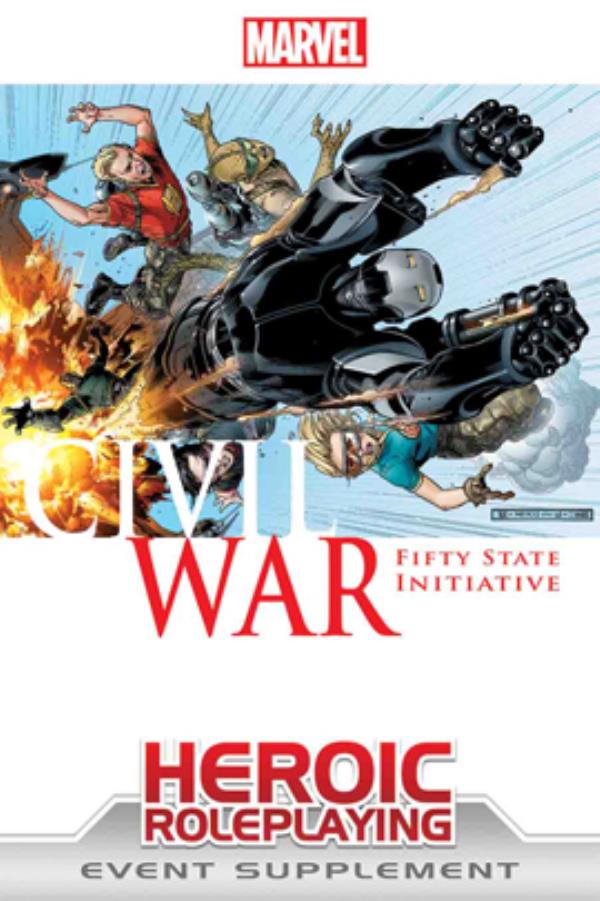 Marvel Heroic Role Playing: Civil War: Fifty State Initiative - Used 