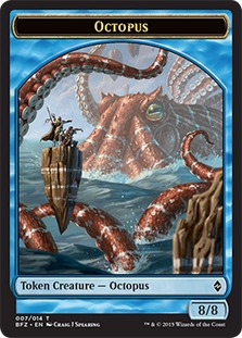 Octopus Token - Blue - 8/8