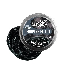 Pitch Black Colorbright Thinking Putty 2in Tin