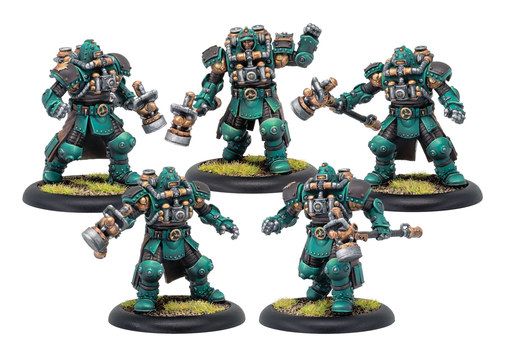 Warmachine: Crucible Guard: Assault Troopers (Metal and Resin)
