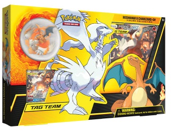 Pokemon TCG: Reshiram and Charizard GX Figure Collection
