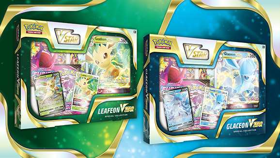 Pokemon TCG: Leafeon/Glaceon V-Star: Special Collection (1 Box)