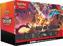 Pokemon TCG: Scarlet and Violet 3: Obsidian Flames Build and Battle Stadium