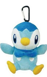 Piplup Plush Pouch with Carabiner