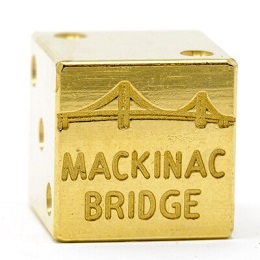 Brass Die: Makinac Bridge