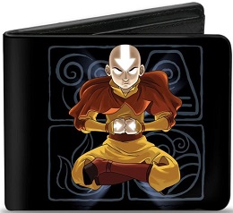 Avatar the Last Airbender: Aang Meditating Pose Bi-Fold Wallet
