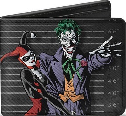 Harley Quinn and Joker Bi-Fold Wallet