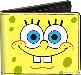 Spongebob Squarepants Face Close-Up Bi-Fold Wallet