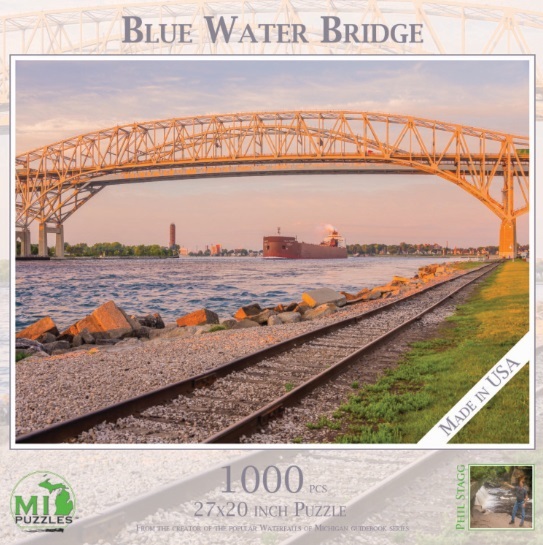 Blue Water Bridge Puzzle (1000pcs)