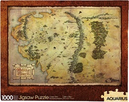 The Hobbit Map Puzzle - 1000 Pieces